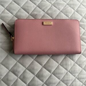 Kate Spade Pink Zip-Around Wallet